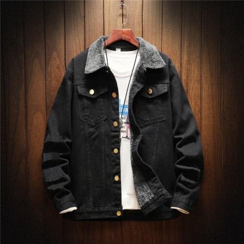 Mens Lamb Wool Thickened Warm Snow Windbreaker Jacket Casual Winter Clothing Men Winter Coat Men Bomber Jacket 5XL Size