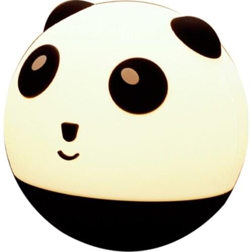 Baby Room Night Sleeping Lamp Cartoon Panda Kids Bed Decoration Gift Table Lamp