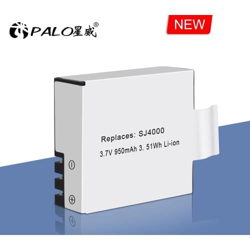 PALO 3.7V battery 950mAh For Camera batteries sj4000 sj5000 sj6000 sj7000 sj9000 H9 H9R H8 H8R C101 C30 F681 F70 F88 etc