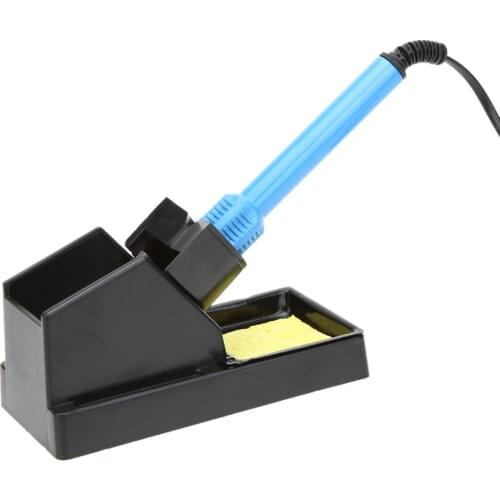 Plastic Soldering Iron Stand Solder Base Welding Wire Holder with Sponge