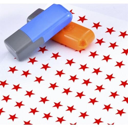 Pocket gradation color tarpaulin with ink color large ink pad printing box cartoon toy stamps