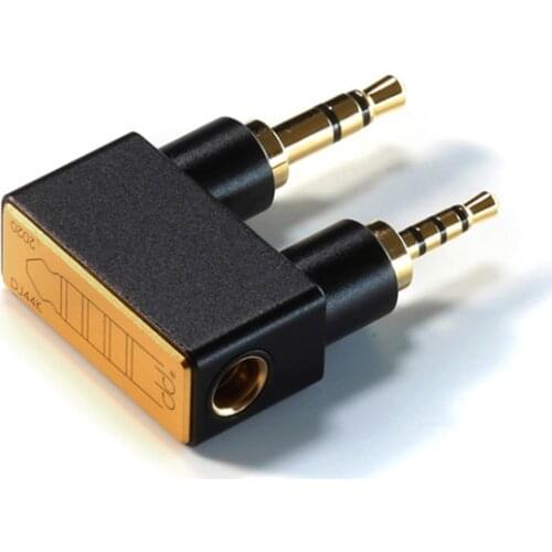 DD HiFi DJ44K 2.5mm Balanced Adapter Stereo Converter with Gold-plated Plug for Astell&Kern