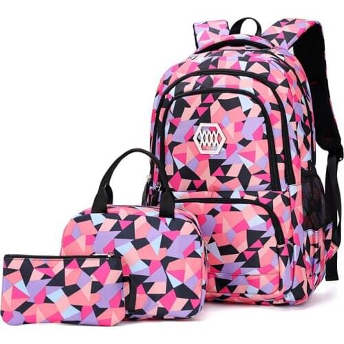 3 pcs/set Children School bags for Girls Kids school backpcaks princess school bag Primary Backpack mochilas escolar infantil