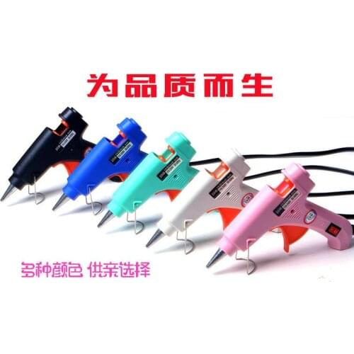 Hot Melt Electric Impact resistant Temperature EU/US plug 20W Mini Glue Gun Thermo Repair Home DIY Tool Exchanger Industrial