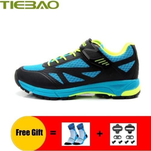 TIEBAO Cycling Shoes Men Women Sapatilha Ciclismo Mtb Breathable Leisure Bicycle Shoes Self-locking Outdoor Superstar Bike Shoes