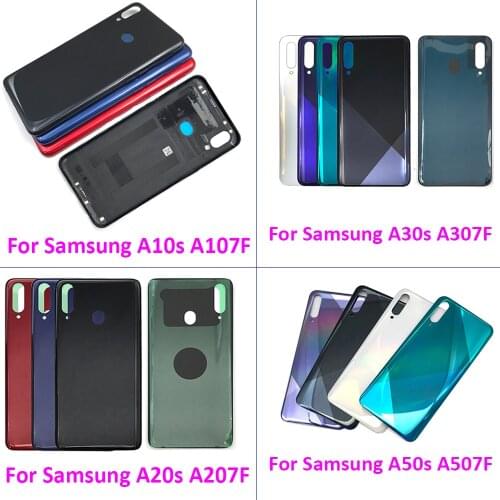 20Pcs/Lot, Back Rear Cover For Samsung A10S A107F A20S A207F A30S A307F A50S A507F Battery Door Housing Battery back cover