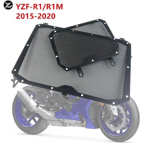 For Yamaha YZFR1 YZF-R1M YZF-R1 YZF R1M 2015-2020 2019 2018 17 Motorcycle Radiator Guard Grille Grill Oil Cooler Cover Protector