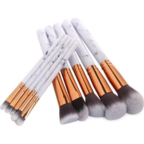 10 Pcs Professional Makeup Brush Set Full Function Foundation Eye Powder Blush Brush Makeup Tools Face Makeup