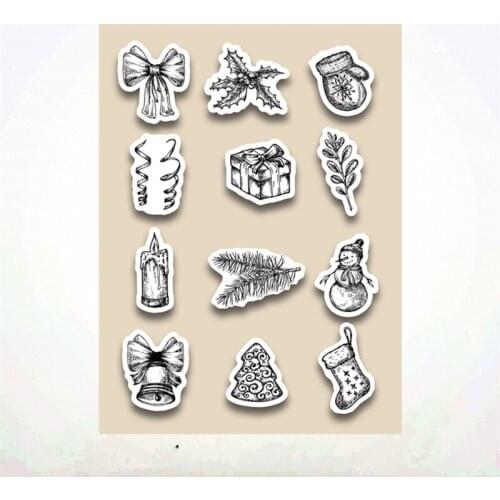 20Pcs 11*16CM Gift Transparent Clear Stamp Silicone Stamp/Seal DIY Scrapbooking/Photo Album Easter Stamp Sheets Bulk Deals