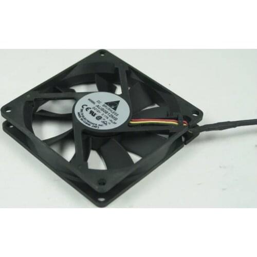 Detla Electronics AUB0812MB AL3F DC 12V 0.17A 3-Wire Server Cooling Fan