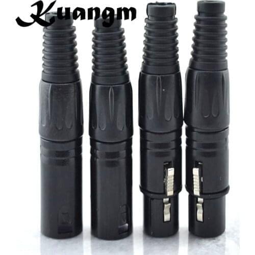 8Pcs/lot 4PCS NC3MX & 4PCS NC3FX NEUTRIK Male and female A set 3 Pin XLR Connector high quality