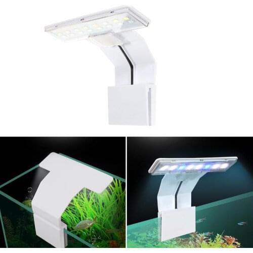 Aquarium Light M-180 Aquarium LED Lighting 5W 550LM Colorful Alternating Light 110V/220V Fish Tank Lamp For 12 Inch Fish Tank
