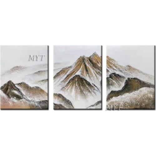 Big 100% Hand-painted 3PCS As 1 Set Abstract Oil Painting Modern Wall Art Living Room No Frame Picture Home Decoration Painting