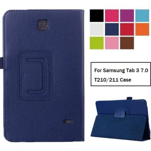 Case For Samsung Galaxy Tab 3 7.0 T210 T211 Leather case Cover For Samsung Tab3 7.0 SM-T210 SM-T211 Case