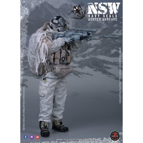 SOLDIER STORY SS109 US NSW NAVY SEALS WINTER WARFARE “MARKSMAN” 1/6 Action Figure