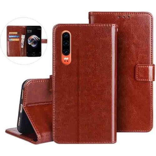 For Huawei P30 Core Flip Phone Case For Huawei P30 ELE-L09 ELE-L29 Cover Luxury classic PU Leather Phone Case