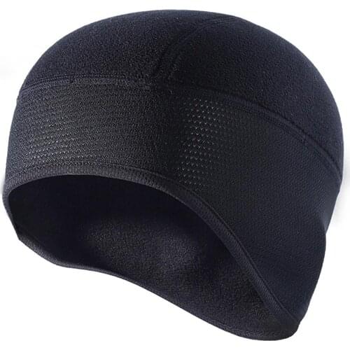 HEROBIKER Motorcycle Helmet Cap Moto Thermal Fleece Hats Cold-proof Autumn Winter Cycling Headwear Ski Helmet Caps Headband