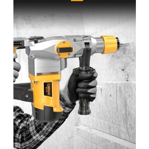 High Power Heavy Impact Electric Hammer 2980W 220V Concrete Breaker 30S Quickly Breaks The Wall 360 Degree Rotary Power Tools