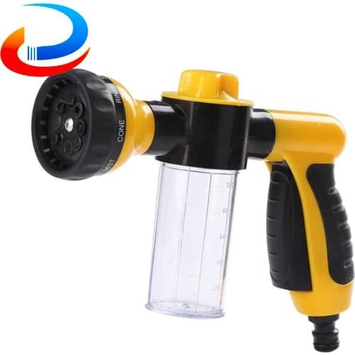 Portable Auto High Pressure Foam Lance Water Gun 3 Grade Nozzle Jet Adjust Car Washer Wash Sprayer Automobiles Cleaning Tool