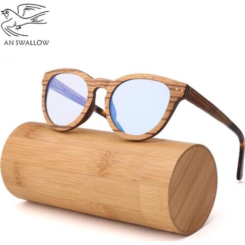 Nouveaux verres à sandwich rétro lunettes de soleil fait à la main pour hommes de la mode masculine bleu