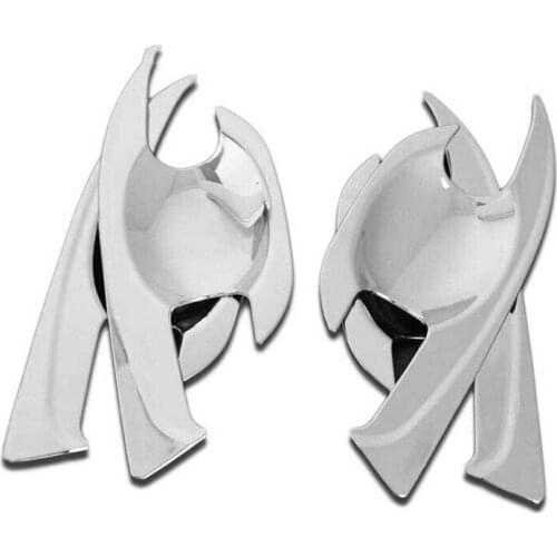 NEW-For Nissan Navara NP300 2015-2020 Chrome Car Side Door Handle Bowl Cover Trim Sticker Decoration Accessories 4PCS