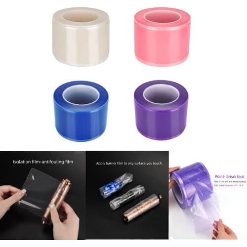 1200pcs/Roll 10x14.5cm Disposable Tattoo Barrier Film Dental Protective Film Disposable Barrier Protecting Film Tattoo Accessory