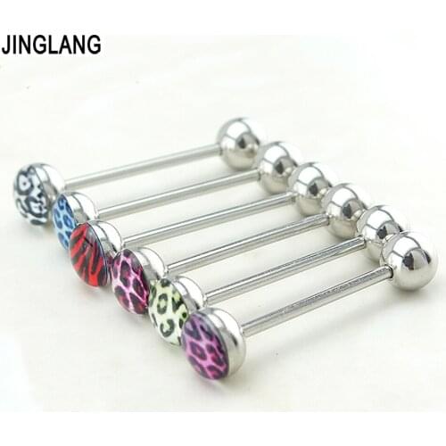 Wholesale 50pcs/Lot Body Jewelry Piercing Stainless Steel Bar Mix Sale Plug Jewelry Free Shipping