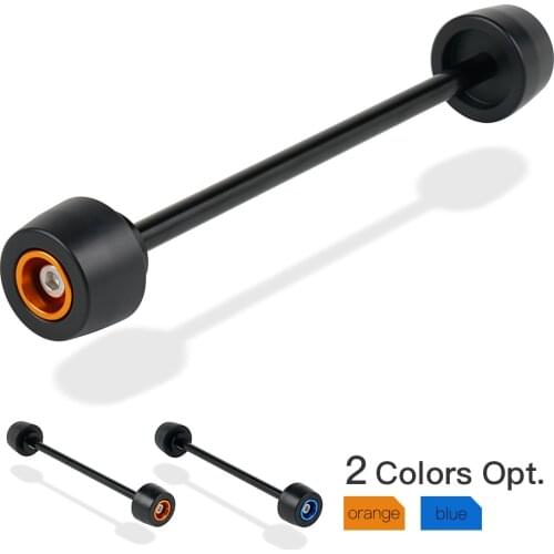 22mm Rear Axle Slider Frame Falling Pads For KTM SX SXF XC XCF 125 150 200 250 350 450 04-12 EXC EXCF XCW XCFW 530 04-21