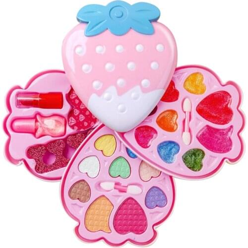 Girls Princess Pretend Makeup Set Butterfly Make Up Kid Children Toy Kit Gift