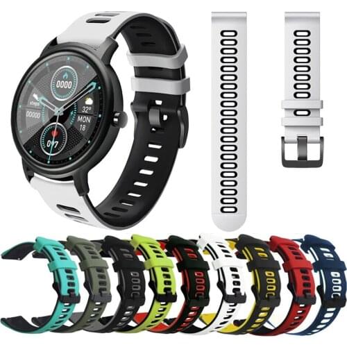For Xiaomi Mibro Air Smart Watch Strap Bracelet 20mm Silicone Sport Replacement Wristband For Xiaomi Mibro Color Watchband