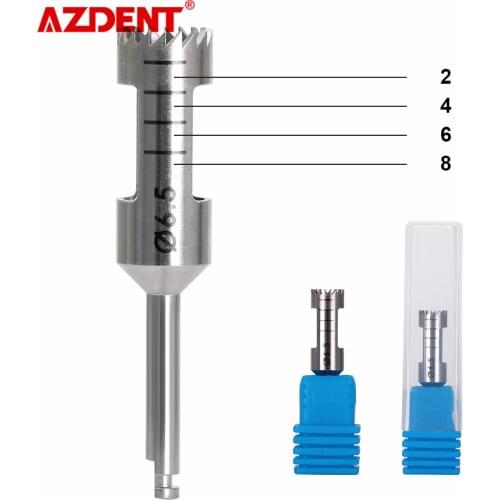 Dental Implant Bone Trephine Drill Surgical Instrument 135°C Autoclavable Used with Low Speed Implant Handpiece