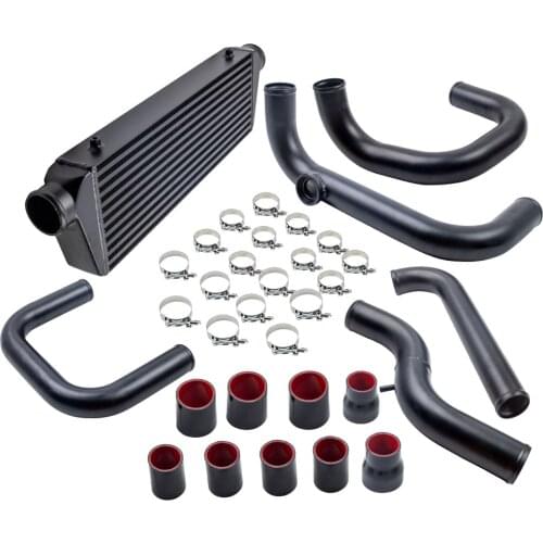 27"X7"X2.5" Front Intercooler＆Piping Flange Coupler kit for Honda Del Sol 1993-1997