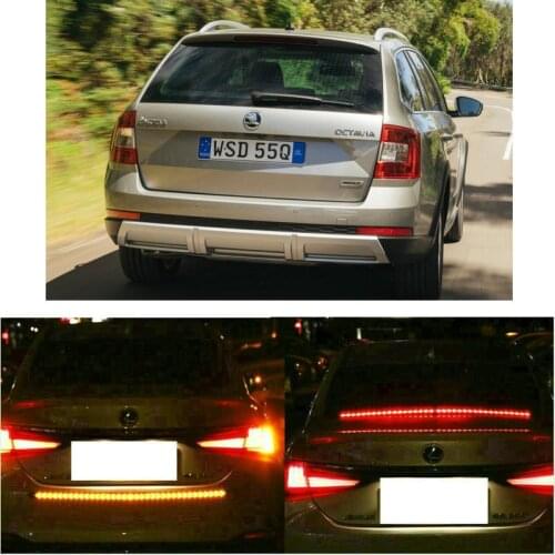 1pc Prevent rear-end Strobe Turn/Stop Light Trunk Lamp For skoda rapid octavia a5 a7 fabia octavia 2 yeti superb Citigo