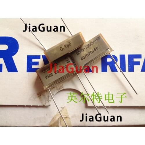 2PCS NEW RIFA PME261 0.1UF 630V PCM21 100NF 630V 104/630V P21mm KEMET PME261EC 0.1U 300VAC 104