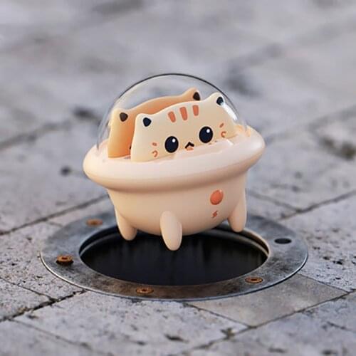 Mini 2 In 1 Mini Power Bank Cute Cat Portable Powerbank With LED Night Light Small External Type-C Phone Charger
