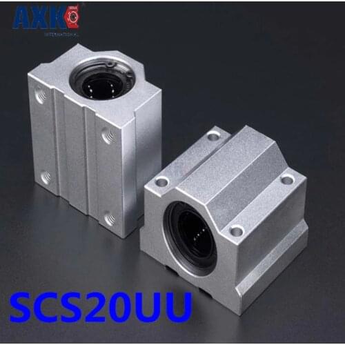 2019 Special Offer Cnc Router Parts Axk Linear Rail New 4pcs Sc20uu Scs20uu 20mm Linear Slide Block For Diy Cnc Router