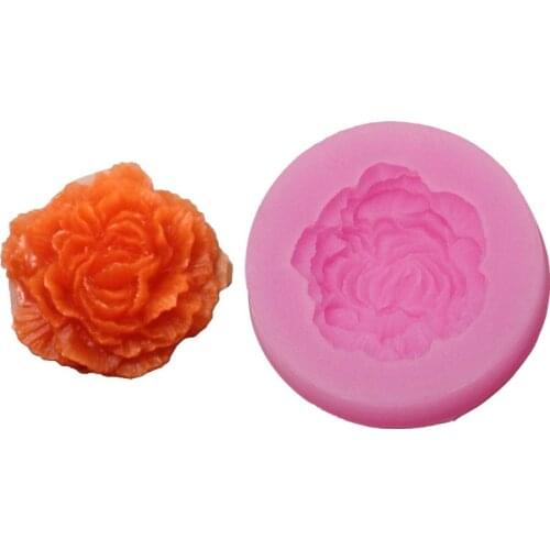 3D Flower Shape Silicone Mold Handicraft Soap Mold DIY Baking Tools For Cake Fondant Chocolate Making