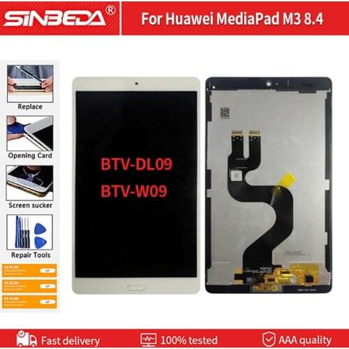 8.4"Original Lcd For Huawei MediaPad M3 BTV-W09 BTV-DL09 Lcd Display Touch Screen Digitizer Assembly for Huawei MediaPad M3 Lcd