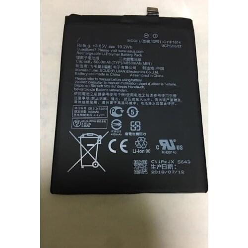Jinsul NEW Original Real 4850/5000mAh C11P1614 Battery For Asus Zenfone Pegasus 3s Max ZC521TL X00GD