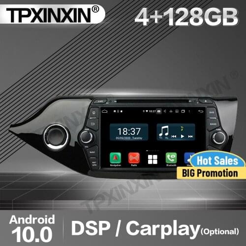 128G Apple Carplay Car Radio 2 Din Stereo Receiver Android For Kia Ceed 2014 GPS DAB Navigation Player Audio Recorder Head Unit