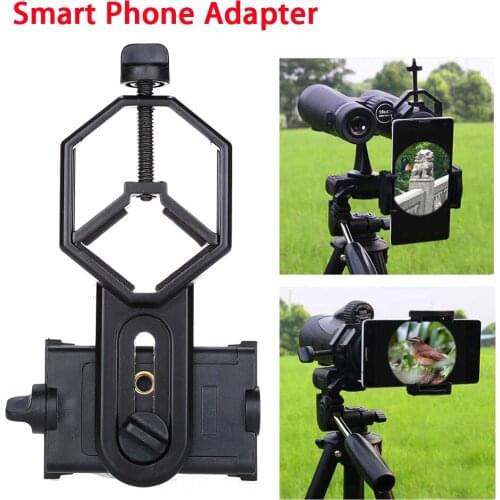 BOBLOV Telescope Phone Holder Cellphone Adapter Mount For Telescope Spotting Scopes Binoculars Monoculars Microscope