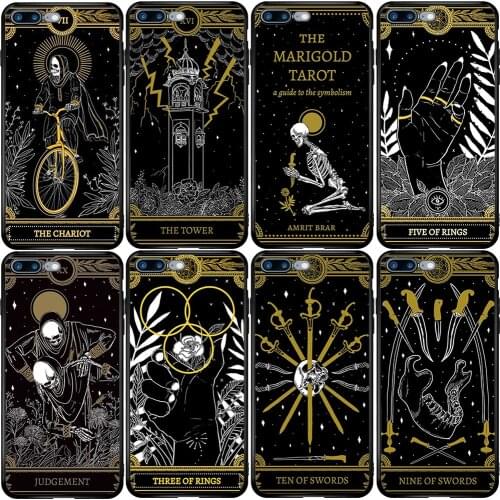 Cover Case for Huawei Honor Mate 10 20 30 P10 P20 P30 P40 Lite E P Smart Plus Z 2019 2020 Y9 Prime The Marigold Tarot