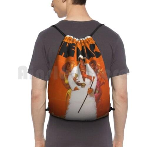 The Movie Poster Backpack Drawstring Bags Gym Bag Waterproof Tablet Case Skins Travel Sleeves Black Movies Entertainment