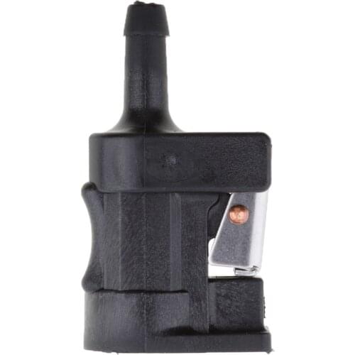 Black Boat Marine Fuel Line Female Engine Connector Fit for Yamaha Outboard Motor 6mm 5/16'' Tank Side