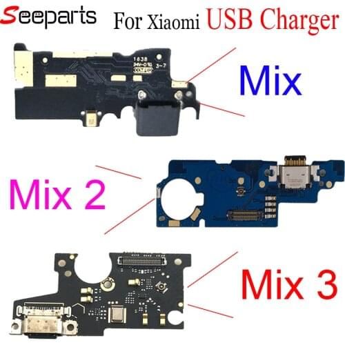 For Xiaomi Mix 3 USB Charging Port Flex Cable Max 2 Board Microphone Mic Flex Cable For Xiaomi Mix Power Charger Dock USB Port