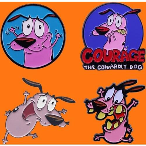 Cute Dog Enamel Pins Funny Animation Metal Cartoon Brooch Backpack Hat Bag Collar Lapel Badges Men Women Fashion Jewelry Gifts