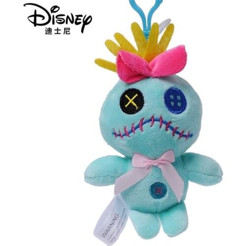Disney 10cm Funny Lilo Stitch Plush Pendent Plush Stuffed Doll Christmas Birthday Toys for Children Kids Girls