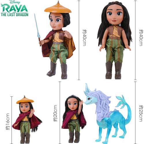 Disney Raya and The Last Dragon Same Movie Toys Music Box Raya Princess Glowing Gift Girl Boy Toy Adventure Series