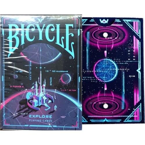 Bicycle Space Base Playing Cards Explore Universe Deck Poker Size USPCC Magic Card Games Magic Props Magic Tricks for Magician