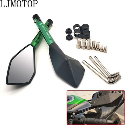 CNC Motorcycle Mirrors Rearview Mirrors Side Mirrors accessories For KAWASAKI GTR1400 Concours Z1000SX NINJA 1000 H2 H2R ZX10R